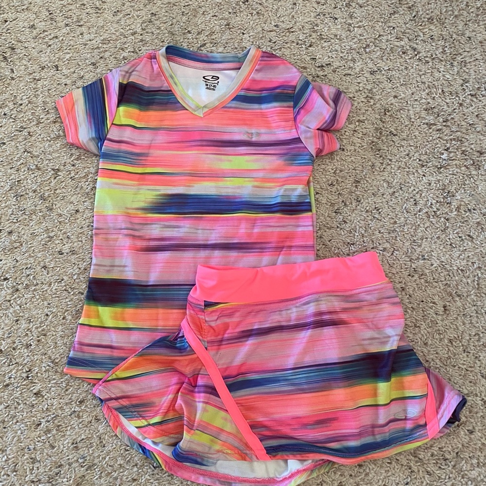 Champion shirt and skirt set